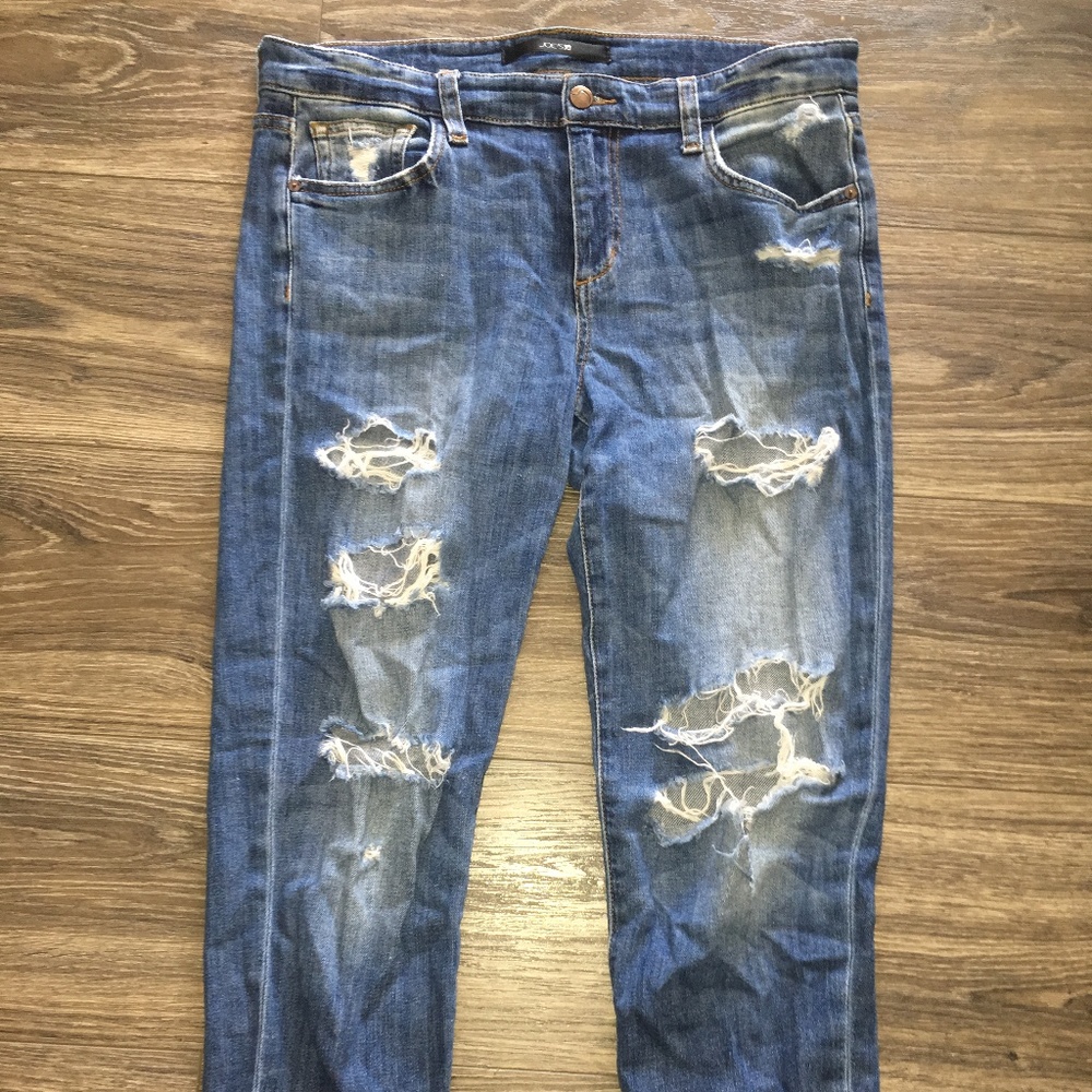 Joes Capri Ripped Jeans